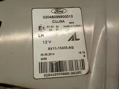 Second-hand car spare part left tailgate light for ford b-max (jk) 1.6 tdci oem iam references av1113405ag  1806454