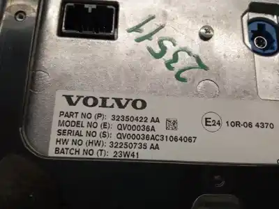 Автозапчастина б/у багатофункційний дисплей для volvo xc40 (536) recharge посилання на oem iam 32350422  36010873 Автозапчастина б/у багатофункційний дисплей для volvo xc40 (536) recharge посилання на oem iam 32350422  36010873