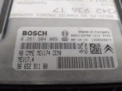 Second-hand car spare part ecu engine control for peugeot 308 sw i (4e_, 4h_) 1.6 16v oem iam references 9665291180 0261s04009 bosch 