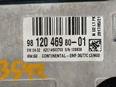Second-hand car spare part multifunction display for citroen c-elysee (dd_) 1.2 vti 82 oem iam references 9812046980 a2c14803700 