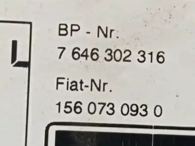 Peça sobressalente para automóvel em segunda mão sistema de áudio / rádio cd por alfa romeo 159 (939_) 1.9 jtdm 16v (939axc1b, 939axc12) referências oem iam 1560730930 7646302316 