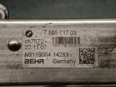 Peça sobressalente para automóvel em segunda mão radiador de gases de escape (egr) por bmw x3 (e83) 2.0 sd referências oem iam 7805717 n9119004 behr 11717805717