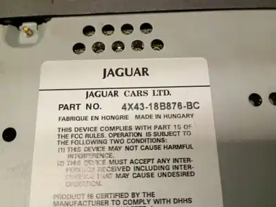 Автозапчастина б/у аудіо система / радіо cd для jaguar x-type i (x400) 2.0 d посилання на oem iam 4x4318b876bc  c2s35833