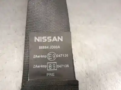 Peça sobressalente para automóvel em segunda mão cinto de segurança dianteiro esquerdo por nissan qashqai / qashqai +2 i (j10, nj10, jj10e) 2.0 dci referências oem iam 86884jd00a  86885jd010