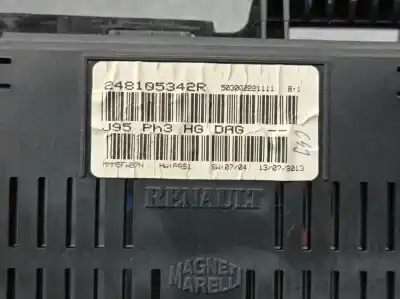 Peça sobressalente para automóvel em segunda mão quadrante por renault grand scénic iii (jz0/1_) 1.6 dci (jz00, jz12) referências oem iam 248105342r 503002221111 248105342r