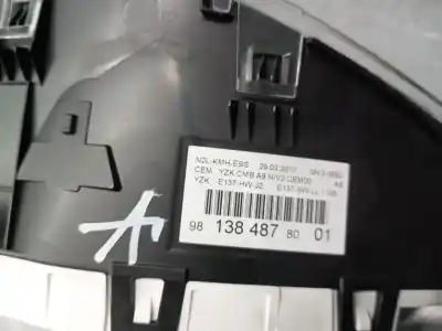 Автозапчасти б/у приборная доска за peugeot 2008 i (cu_) 1.2 thp 110 / puretech 110 ссылки oem iam 9813848780  9813848780