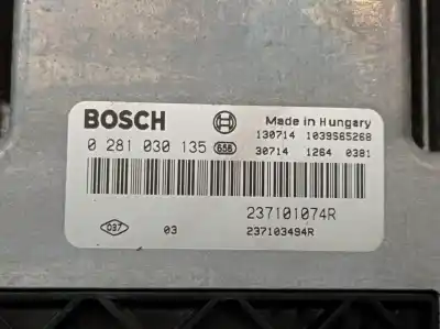Second-hand car spare part ecu engine control for renault grand scénic iii (jz0/1_) 1.6 dci (jz00, jz12) oem iam references 237101074r 281030135 