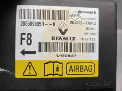 Автозапчасти б/у блок управления подушками безопасности за renault grand scénic iii (jz0/1_) 1.6 dci (jz00, jz12) ссылки oem iam 285589605r  