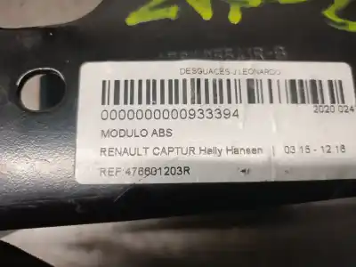 Автозапчасти б/у абс за renault captur i (j5_, h5_) 1.5 dci 90 ссылки oem iam 476601203r  476601203r