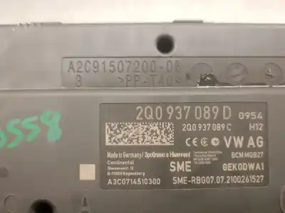 Pezzo di ricambio per auto di seconda mano modulo comfort per skoda scala (nw1) 1.0 tsi riferimenti oem iam 2q0937089d  