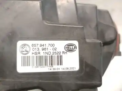 Pezzo di ricambio per auto di seconda mano luce fendinebbia destra per skoda scala (nw1) 1.0 tsi riferimenti oem iam 657941700  657941700