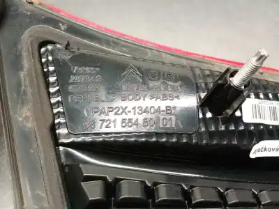 Second-hand car spare part right tailgate light for citroen c4 lim. 1.6 16v oem iam references 9672155480  7453e5
