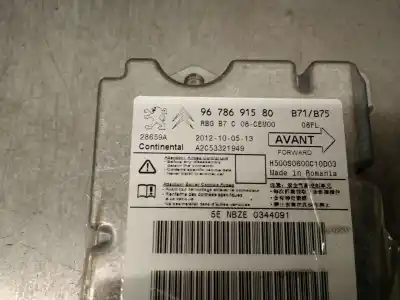 Peça sobressalente para automóvel em segunda mão centralina de airbag por citroen c4 lim. 1.6 16v referências oem iam 9678691580  