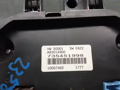 Peça sobressalente para automóvel em segunda mão comando de sofagem (chauffage / ar condicionado) por fiat 500 (312_) 1.4 (312axc1b, 312cxc1b) referências oem iam 735451998  735451998