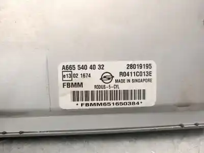 Автозапчасти б/у блок управления двигателем за ssangyong rodius i 2.7 xdi ссылки oem iam a6655404032  