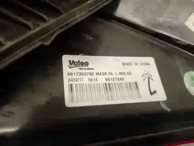 Second-hand car spare part left tailgate light for citroen c-elysee (dd_) 1.2 vti 82 oem iam references 9817303780 90121241 valeo 9817303780