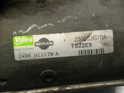 Peça sobressalente para automóvel em segunda mão motor de arranque por nissan qashqai / qashqai +2 i (j10, nj10, jj10e) 2.0 dci referências oem iam 23300jg70a ts22e9 23300jg70a