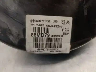 Peça sobressalente para automóvel em segunda mão servo freio por citroen c4 lim. 1.6 hdi fap referências oem iam 9674749280 0204711153 bosch 4535er