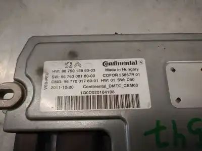 Second-hand car spare part electronic module for citroen c4 lim. 1.6 hdi fap oem iam references 9675015880  