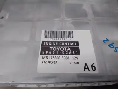 Second-hand car spare part ecu engine control for toyota corolla (_e12_) 2.0 d-4d (cde120r_ cde120l_) oem iam references 8966102a61 mb1758008081 denso 