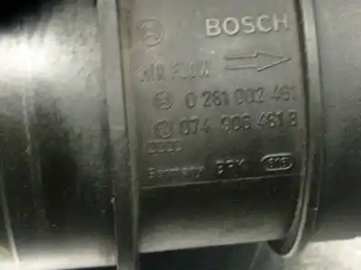 Автозапчастина б/у витратомір повітря для seat leon (1m1) 1.9 tdi посилання на oem iam 074906461b 0281002461 074906461b Автозапчастина б/у витратомір повітря для seat leon (1m1) 1.9 tdi посилання на oem iam 074906461b 0281002461 074906461b