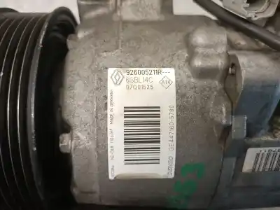 Tweedehands auto-onderdeel airconditioning compressor voor renault grand scénic iii (jz0/1_) 1.6 dci (jz00, jz12) oem iam-referenties 926005211r 4471605780 denso 926005211r