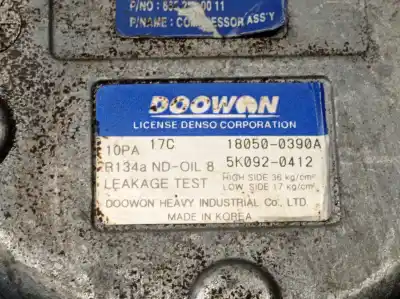 Автозапчасти б/у компрессор кондиционера воздуха за ssangyong rodius i 2.7 xdi ссылки oem iam 6652300011 5k0920412 6652300011