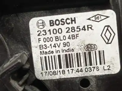 Автозапчасти б/у генератор за DACIA SANDERO 0.9 TCE CAT ссылки OEM IAM 231002854R F000BL04BF 231002854R