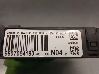 Second-hand car spare part fuse box unit for peugeot 308 sw ii (lc_, lj_, lr_, lx_, l4_) 1.6 hdi / bluehdi 115 (lcbhxm, lcbhxt) oem iam references 9807054180 20950286 20141217