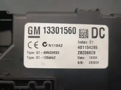 Pezzo di ricambio per auto di seconda mano scatola relè/fusibili per opel corsa d (s07) 1.2 (l08 l68) riferimenti oem iam 13301560  