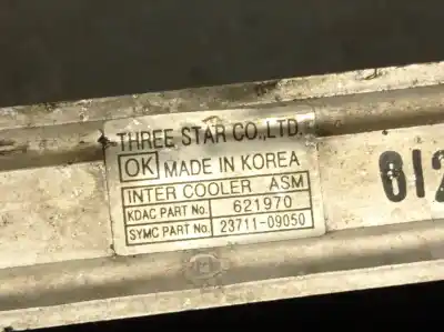 Tweedehands auto-onderdeel intercooler voor ssangyong actyon 2.0 td cat oem iam-referenties 2371109050 621970 
