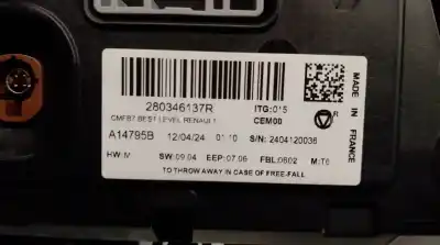 Автозапчасти б/у многофункциональный дисплей за renault clio v (b7_) 1.6 e-tech 140 (b7mu) ссылки oem iam 280346137r 2404120036 valeo 280346137r