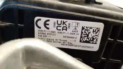 Автозапчасти б/у подушка безопасности передняя правая за renault clio v (b7_) 1.6 e-tech 140 (b7mu) ссылки oem iam 985157869r 637894800d autoliv 985157869r