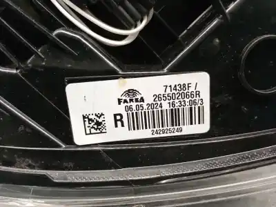 Автозапчастина б/у правий ліхтар для renault clio v (b7_) 1.6 e-tech 140 (b7mu) посилання на oem iam 265502066r  265502066r