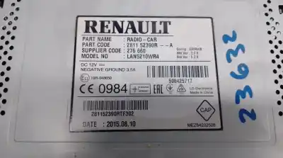 Second-hand car spare part multifunction display for renault clio iv 0.9 oem iam references 281152390r 508425717 lg electronics 281152390r