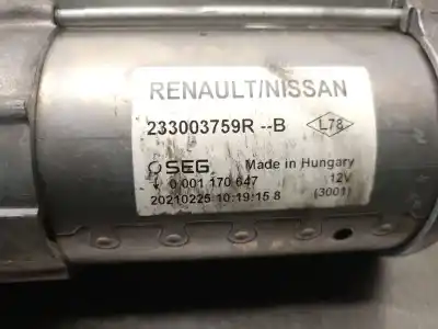 Автозапчастина б/у двигун запускається для renault express furgoneta/monovolumen 1.5 blue dci 75 (f6aa) посилання на oem iam 233003759r 0001170647 seg 233003759r