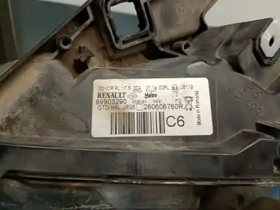 Автозапчасти б/у левая фара за renault grand scénic iii (jz0/1_) 1.9 dci ссылки oem iam 260606760r 89903290 valeo 260605628r