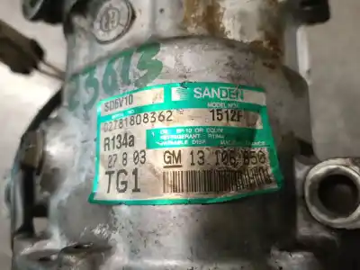 Автозапчасти б/у компрессор кондиционера воздуха за opel corsa 3 c 1.3 cdti 70ch manual ссылки oem iam 13106850 sd6v10 sanden 6854081