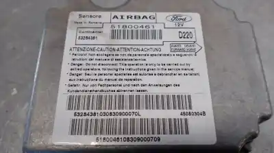 Second-hand car spare part airbag control unit for ford ka (ru8) 1.3 tdci oem iam references 51800461  1553991