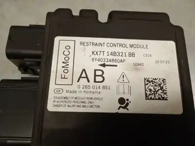 Автозапчасти б/у блок управления подушками безопасности за ford focus iv (hn) 1.0 ecoboost mhev ссылки oem iam kx7t14b321bb 0285014851 