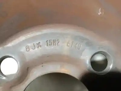 Peça sobressalente para automóvel em segunda mão jante por ford ka (ru8) 1.3 tdci referências oem iam ds511007aa 1824229 r156jx15h2et40