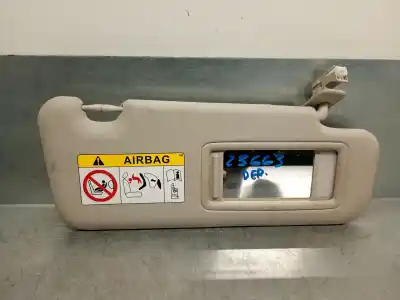 Second-hand car spare part right sunshade for mazda 3 lim. (bl) 2.2 turbodiesel cat oem iam references bhs369270a75