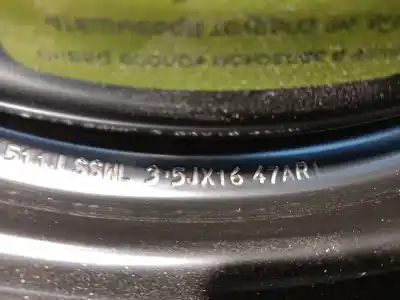 Автозапчасти б/у запасное колесо за peugeot 2008 i (cu_) 1.2 thp 110 / puretech 110 ссылки oem iam 5401t5  t12585r1699m