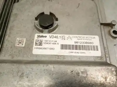 Автозапчасти б/у блок управления двигателем за peugeot 2008 i (cu_) 1.2 thp 110 / puretech 110 ссылки oem iam 9812338980 160180194 valeo  Автозапчасти б/у блок управления двигателем за peugeot 2008 i (cu_) 1.2 thp 110 / puretech 110 ссылки oem iam 9812338980 160180194 valeo