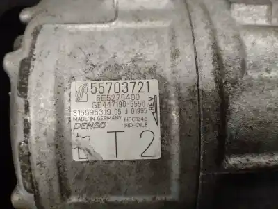 Pezzo di ricambio per auto di seconda mano compressore aria condizionata per opel corsa d (s07) 1.3 cdti (l08 l68) riferimenti oem iam 55703721 4471905550 denso 1854411