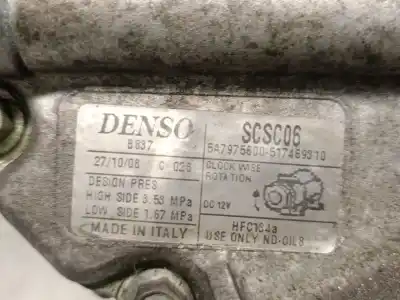 Peça sobressalente para automóvel em segunda mão compressor de ar condicionado a/a a/c por ford ka (ru8) 1.3 tdci referências oem iam 5a7975600  2315647