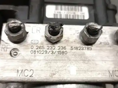Peça sobressalente para automóvel em segunda mão abs por ford ka (ru8) 1.3 tdci referências oem iam 51823789 0265232236 bosch 1780087
