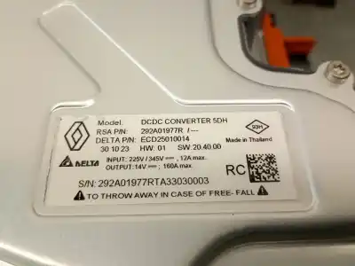 Second-hand car spare part battery for renault clio v (b7_) 1.6 e-tech 140 (b7mu) oem iam references 291a15162r  291a15162r