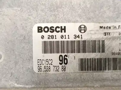 Pezzo di ricambio per auto di seconda mano centralina motore per peugeot 307 break / sw (s1) 2.0 hdi cat riferimenti oem iam 9653873280 0281011341 bosch 