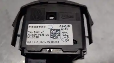 Second-hand car spare part switch for renault twingo iii (bcm_, bca_) 0.9 tce 90 oem iam references 251901758r  251901758r